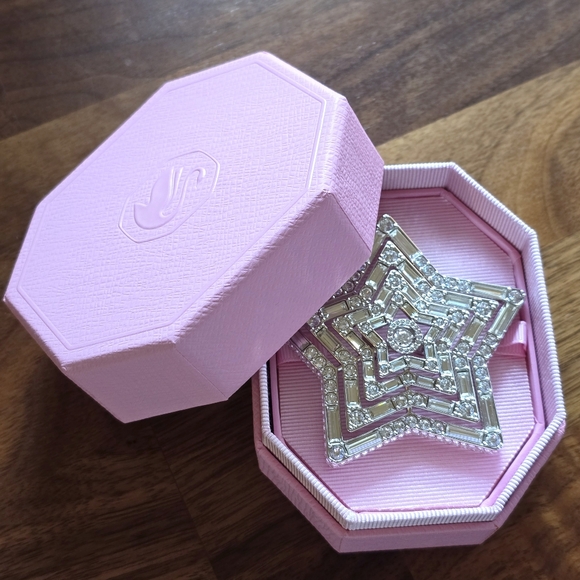 SWAROVSKI Crystal Large ✨Stella✨ Star Cocktail Ring NIB Sz 50 (US 5) Rhodium - Picture 11 of 17